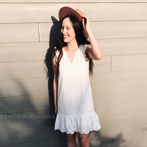 Madewell Dresses & Skirts - Madewell White Garden Eyelet Dress